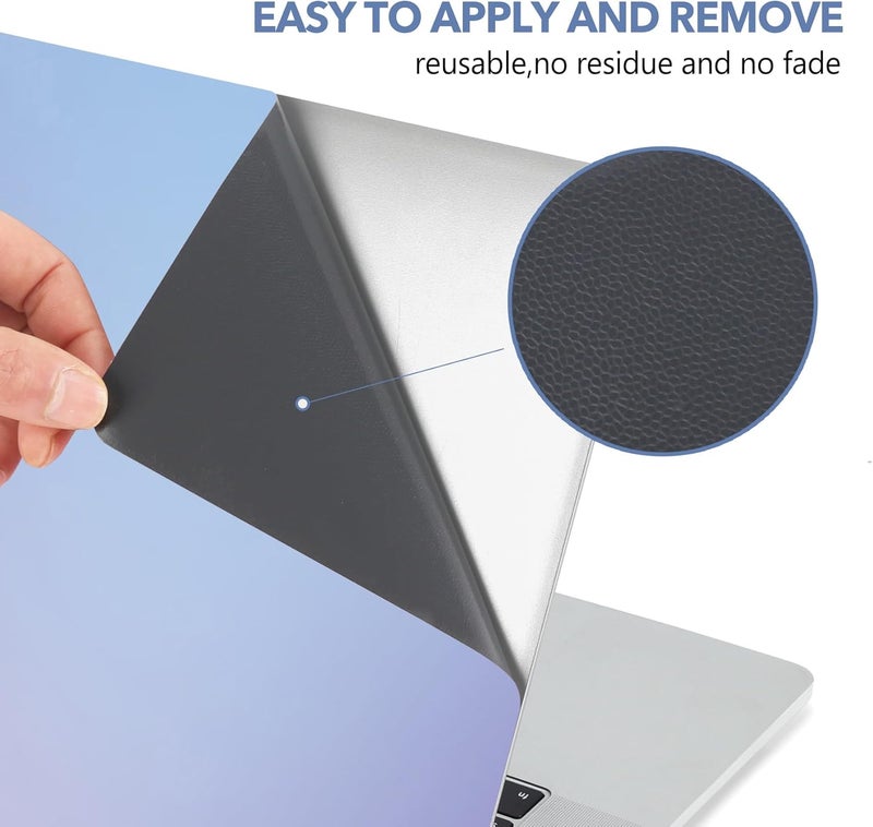 AIMSA Blue Violet Laptop Notebook Skin Sticker Cover Decal Fits 12 13 13.3 14 15 15.4 15.6 inches Laptop Protector Notebook PC, Easy to Apply and Remove - Image 5